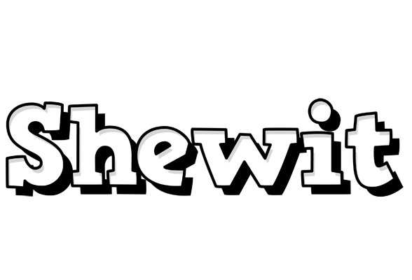Shewit snowing logo