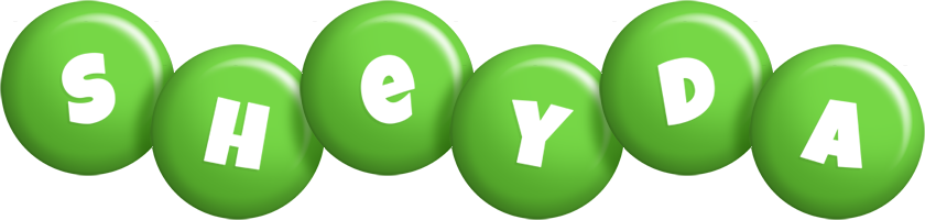 Sheyda candy-green logo