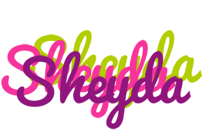 Sheyda flowers logo