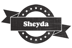 Sheyda grunge logo