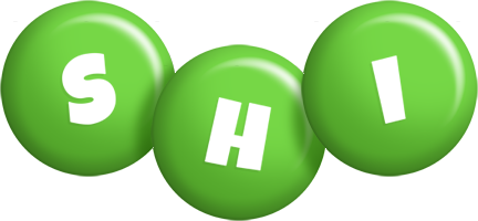 Shi candy-green logo