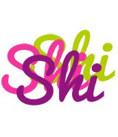 Shi flowers logo