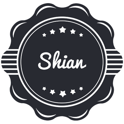 Shian badge logo