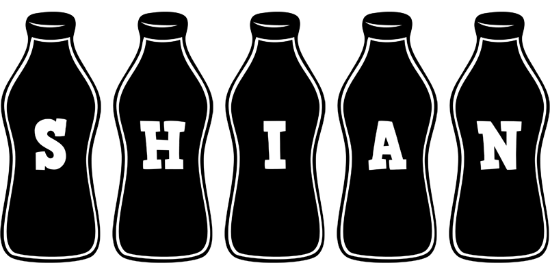 Shian bottle logo