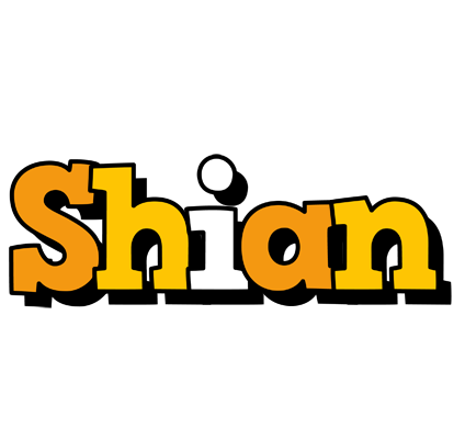 Shian cartoon logo