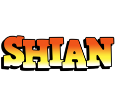 Shian sunset logo