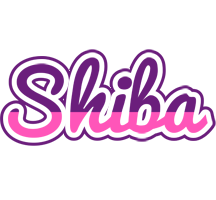 Shiba cheerful logo