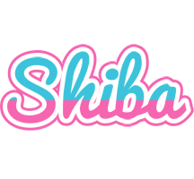 Shiba woman logo