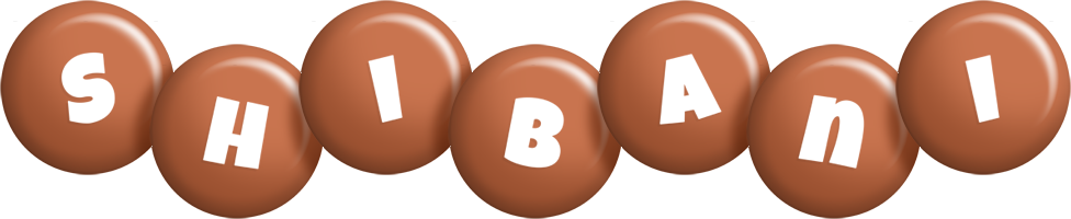 Shibani candy-brown logo