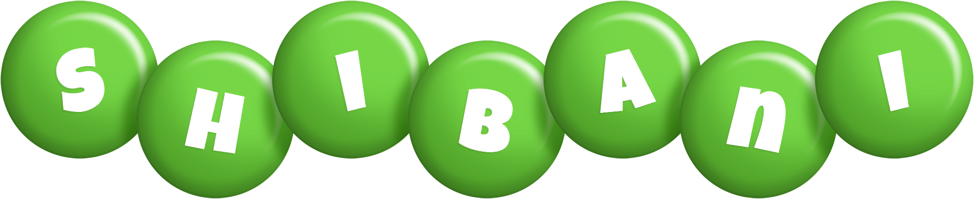 Shibani candy-green logo