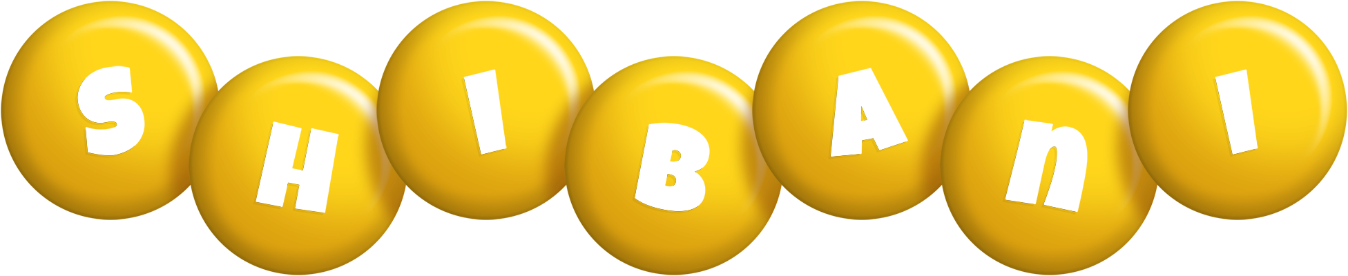 Shibani candy-yellow logo