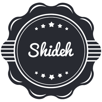 Shideh badge logo