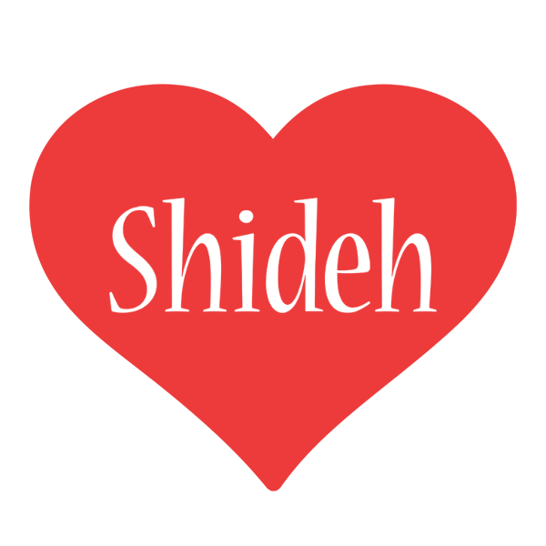 Shideh love logo