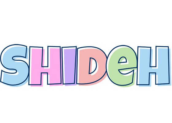 Shideh pastel logo