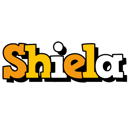 Shiela cartoon logo