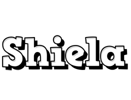 Shiela snowing logo