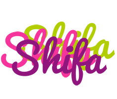 Shifa flowers logo