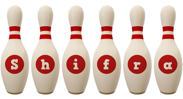 Shifra bowling-pin logo