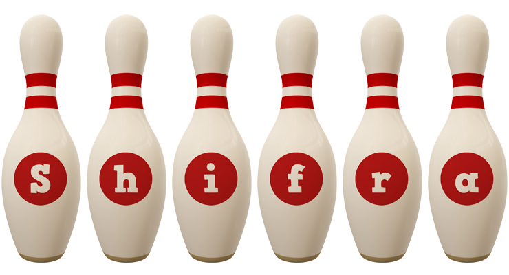 Shifra bowling-pin logo