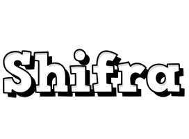 Shifra snowing logo