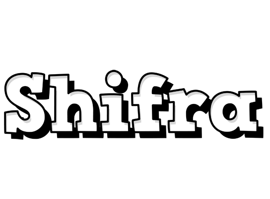 Shifra snowing logo