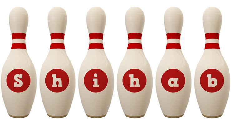 Shihab bowling-pin logo