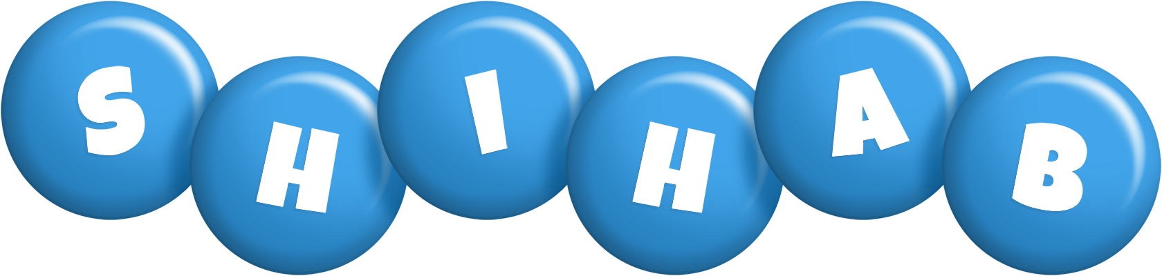 Shihab candy-blue logo