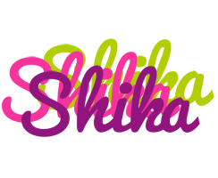 Shika flowers logo