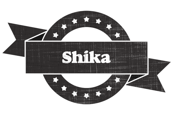 Shika grunge logo