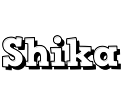 Shika snowing logo