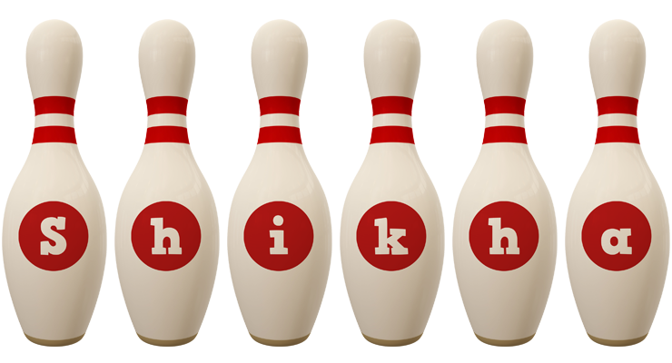 Shikha bowling-pin logo