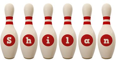 Shilan bowling-pin logo