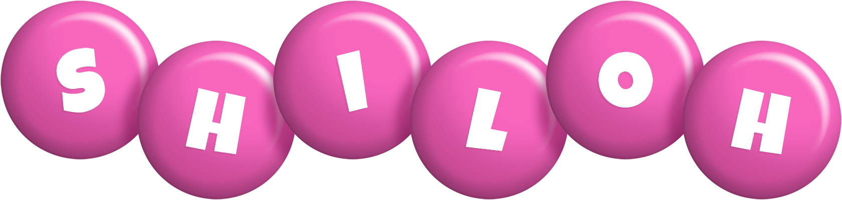 Shiloh candy-pink logo