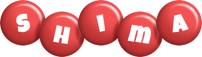 Shima candy-red logo