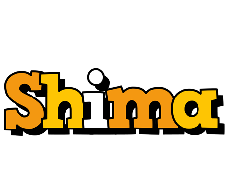 Shima cartoon logo