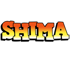 Shima sunset logo