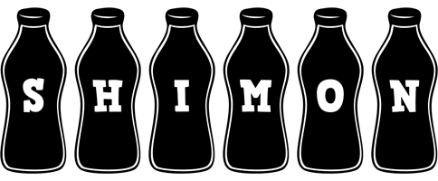 Shimon bottle logo