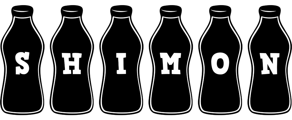 Shimon bottle logo