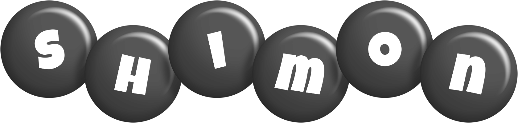 Shimon candy-black logo
