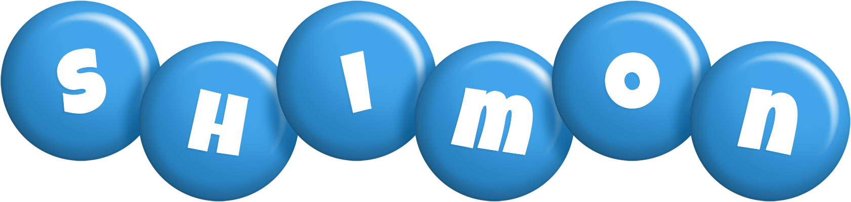 Shimon candy-blue logo