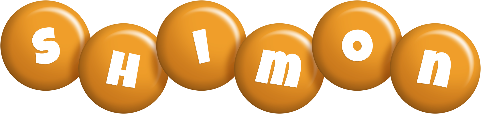 Shimon candy-orange logo