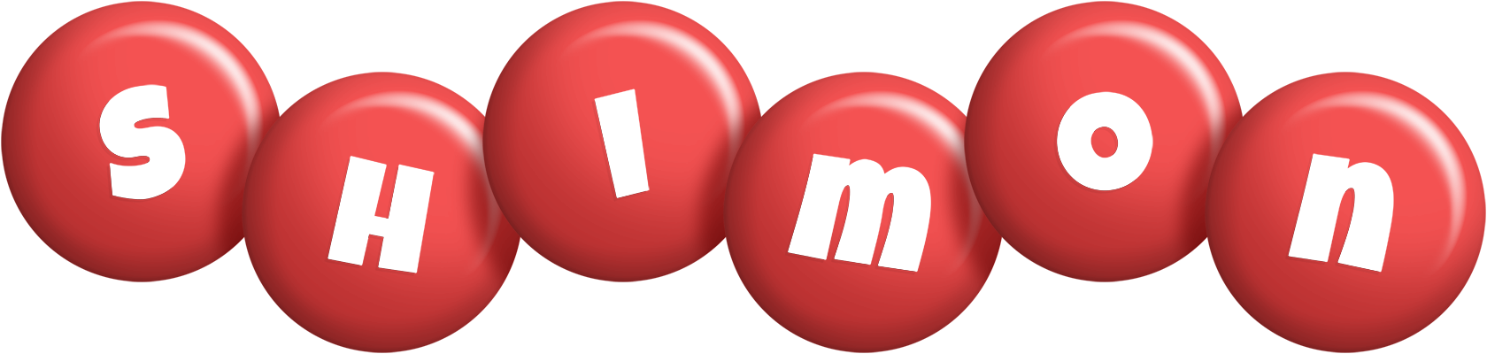 Shimon candy-red logo