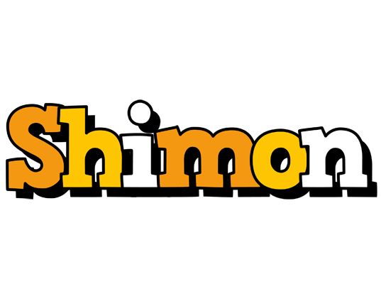 Shimon cartoon logo