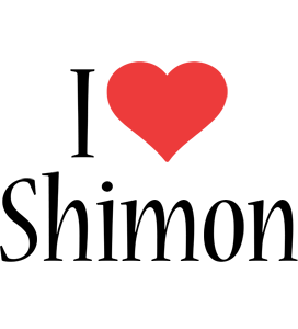 Shimon i-love logo