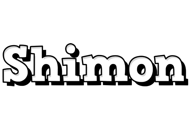 Shimon snowing logo