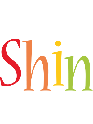 Shin birthday logo