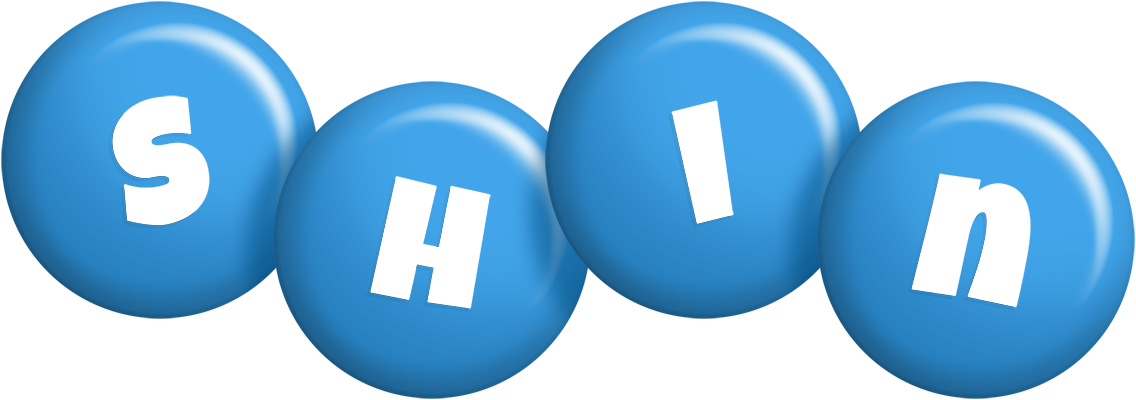 Shin candy-blue logo