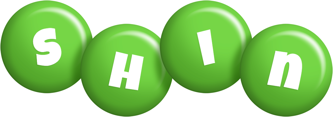 Shin candy-green logo