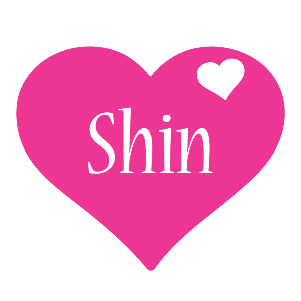 Shin love-heart logo