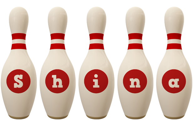 Shina bowling-pin logo
